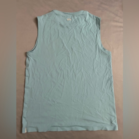 Alo Yoga Lot of 2 Men's Triumph Muscle Tank Top Teal&Blue Size Small - Picture 6 of 12